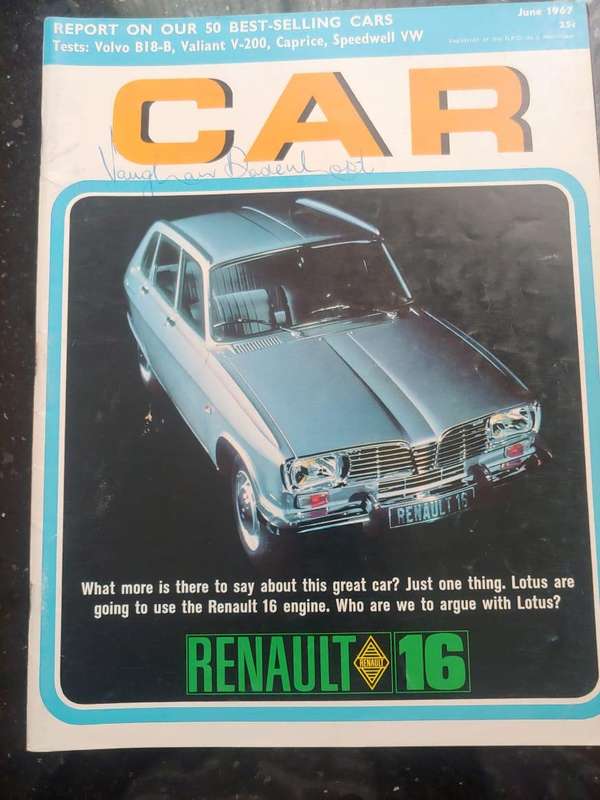 CAR MAGAZINE: RENAULT 16 - JUNE 1967