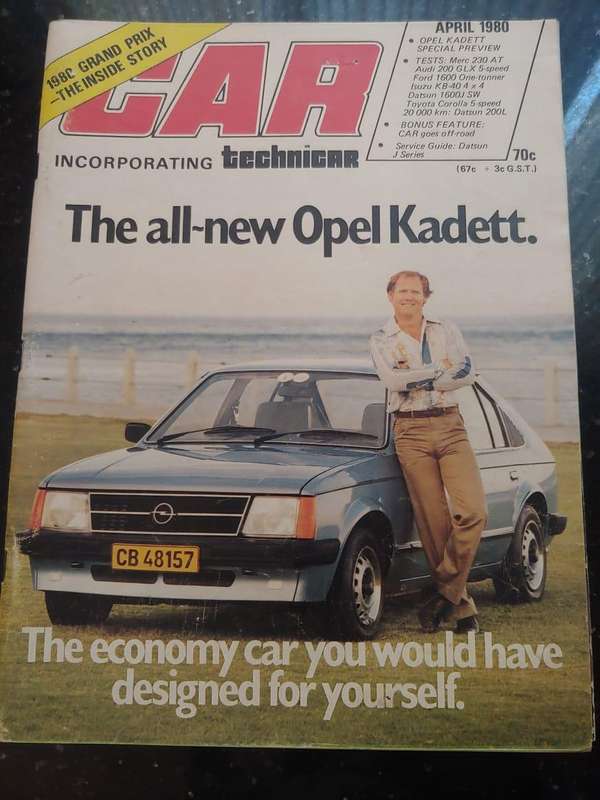 CAR MAGAZINE: THE ALL NEW OPEL KADETT - APRIL 1980