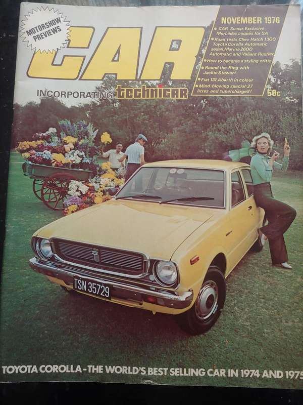 CAR MAGAZINE: TOYOTA CAROLLA - NOVEMBER 1976