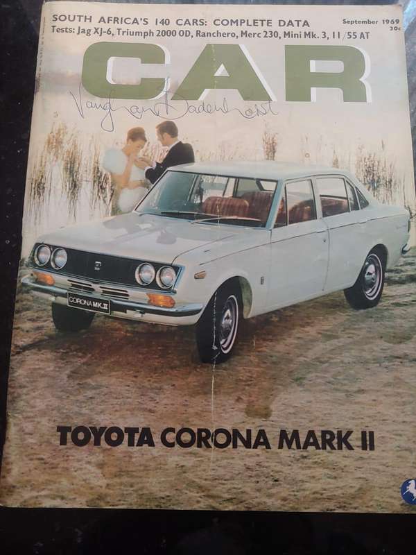 CAR MAGAZINE: TOYOTA CORONA MARK II - SEPTEMBER 1969