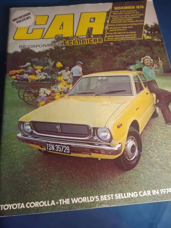 CAR MAGAZINE TOYOTA COROLLA  NOVEMBER 1976