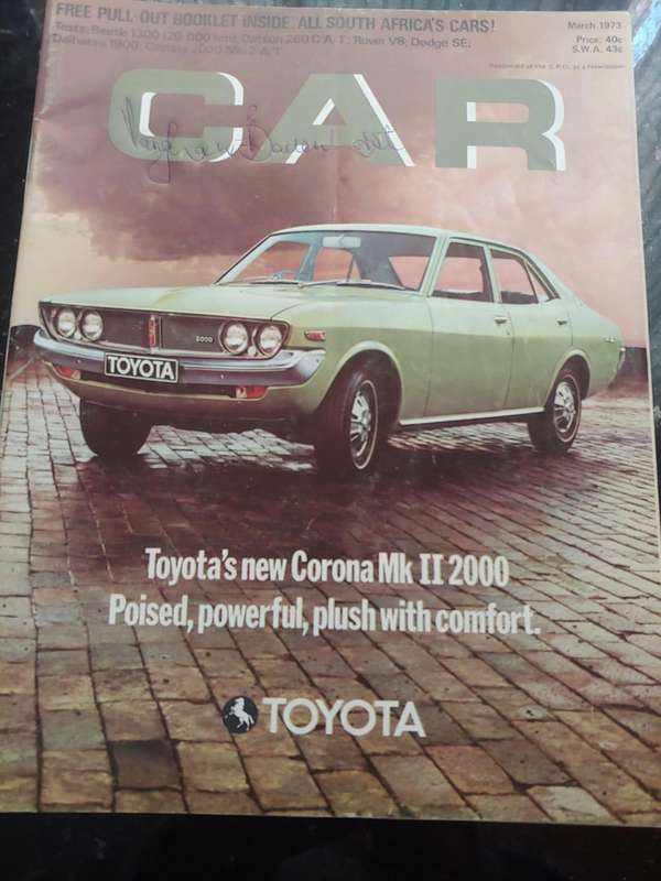 CAR MAGAZINE: TOYOTA CARONA MARK II 2000