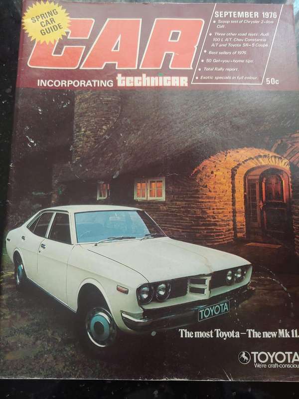 CAR MAGAZINE:  1976 TOYOTA CARONA MK11 - SEPTEMBER 1976