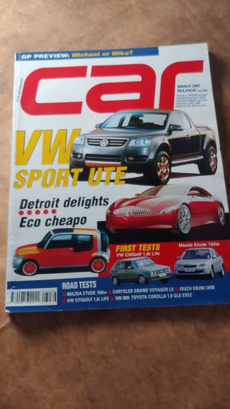 CAR MAGAZINE VOLKSWAGEN SPORT UTE MARCH 2000
