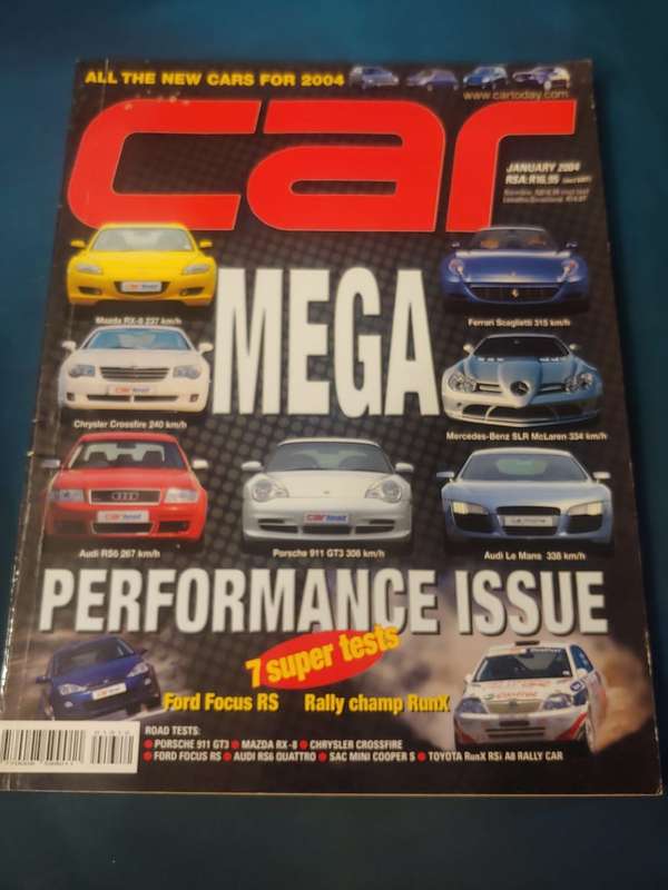 CAR MAGAZINE MEGA PERFORMANCE ISSUE JANUARY 2004