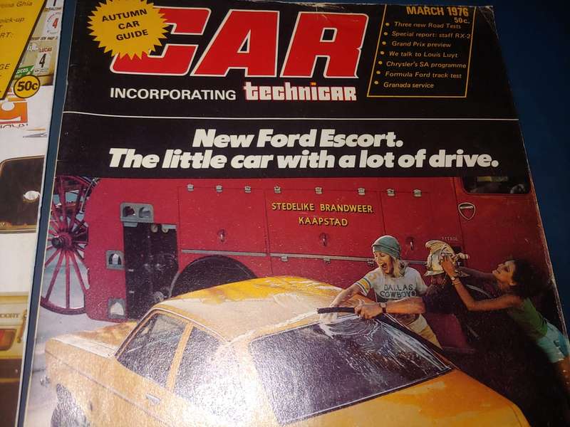 VINTAGE FORD ESCORT MAGAZINES