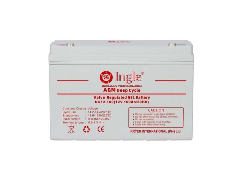 Ingle 12v 100ah/20hr (AGM) Gel Battery