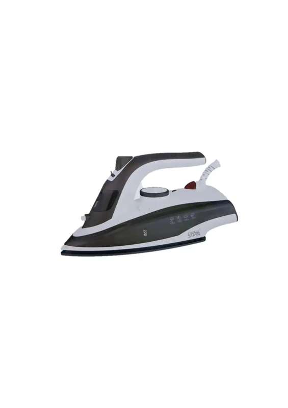 Winning Star Steam Clothing Iron (Black & White)