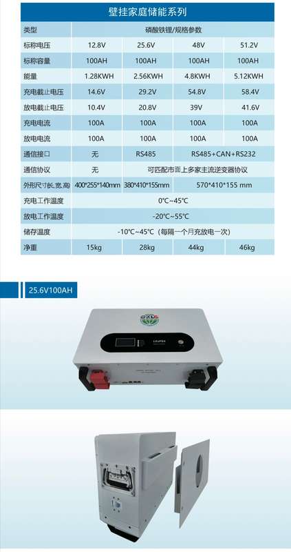 KLE 24v 100ah Lithium Ion Battery