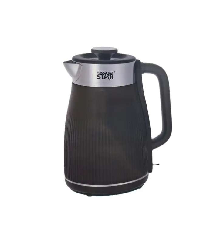 Winning Star 1.8L 1500w Black Electric Kettle