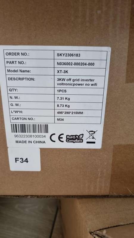 Sinotec 3kva off grid inverter