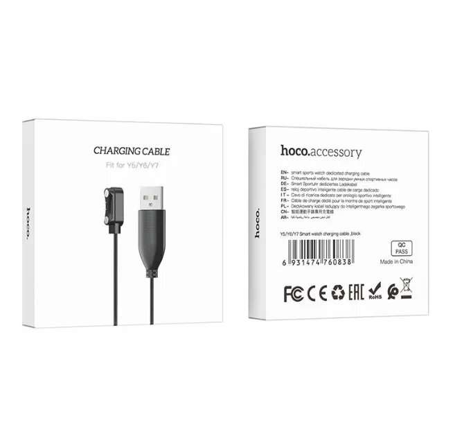 Hoco Y5 / Y6 / Y7 / Y8 Charging Cable For Smart Watch