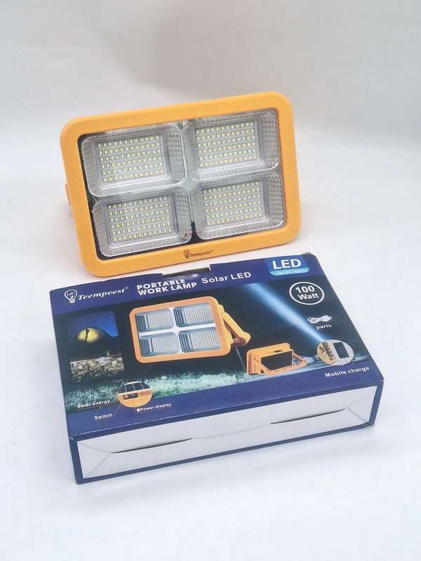 Tempest portable 100w Solar LED work lamp