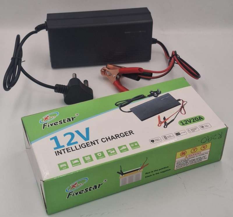 Fivestar  12v/20a Intelligent Battery Charger for GEL batteries