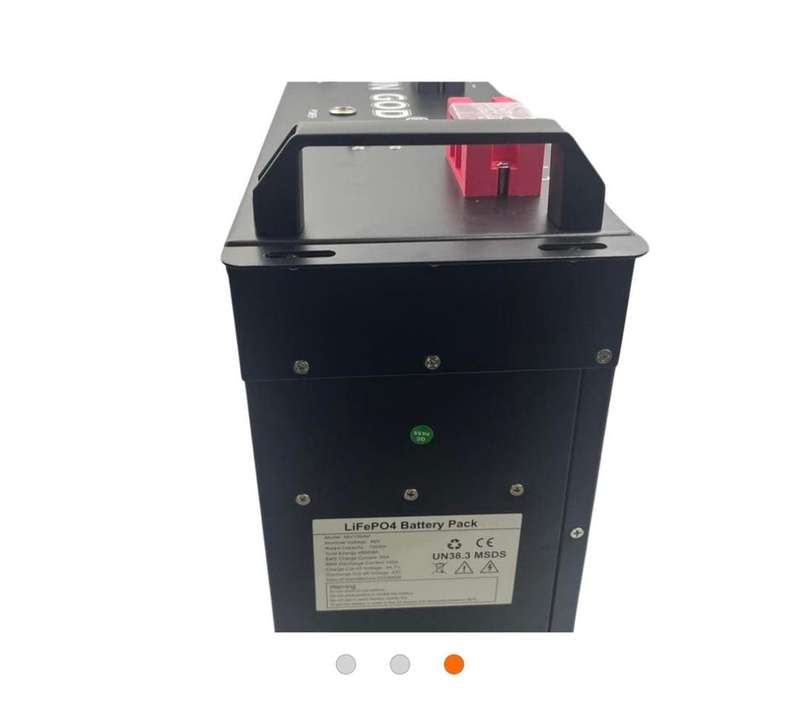 Sun God 48v 4.8kWh 100ah Lithium-ion Battery LifeP04 Battery Pack Rack Mount