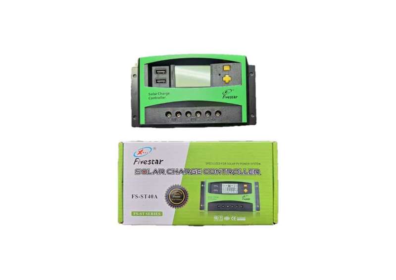 Fivestar  12v/24v 40a PWM Solar Charge Controller