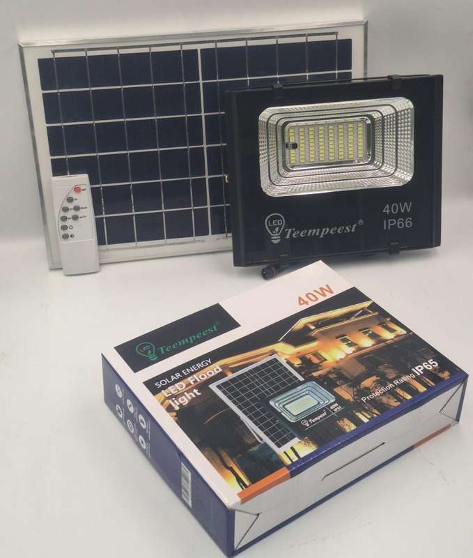 Tempest  40w LED Solar Flood Light