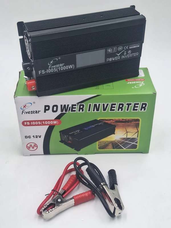 Fivestar 12v 1000w Power inverter (Black)
