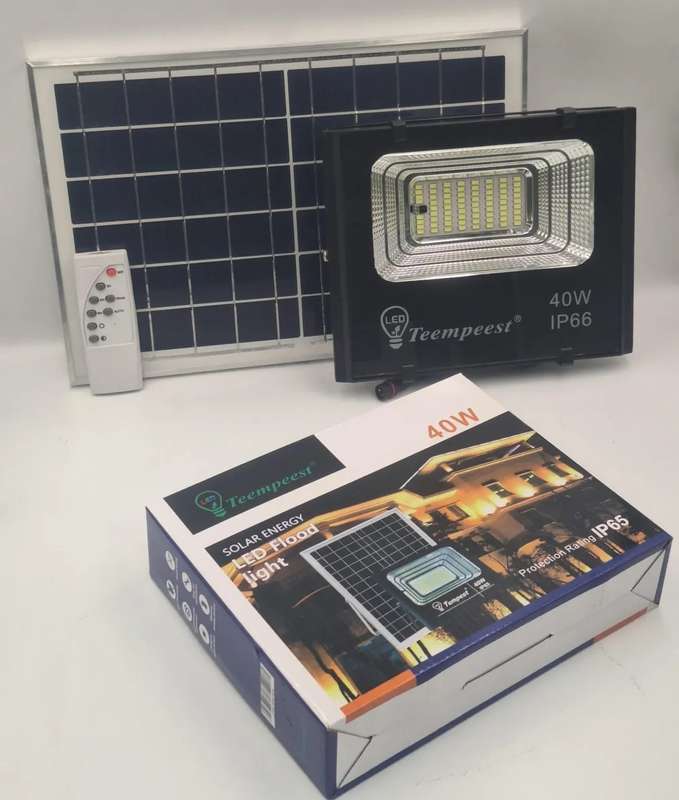 Tempest  40W LED Solar Flood Light