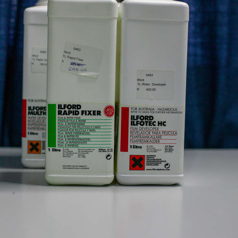 Ilford Darkroom Chemistry (Fixer & Developer)
