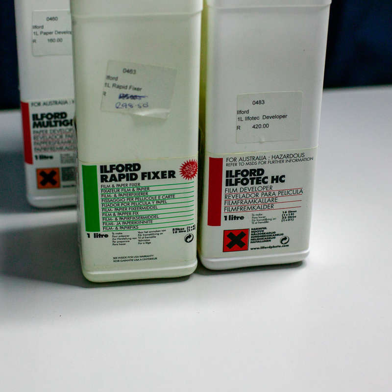 Ilford Darkroom Chemistry (Fixer & Developer)