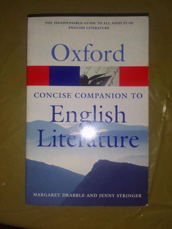OXFORD CONCISE COMPANIOM TO ENGLISH LITERATURE 3rd Ed