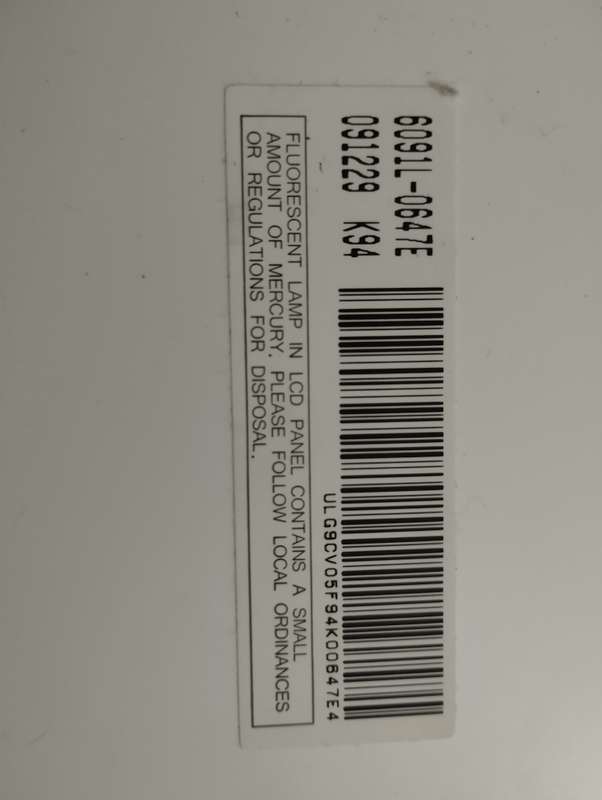 15.4" CCFL LCD Laptop Screen (Used)