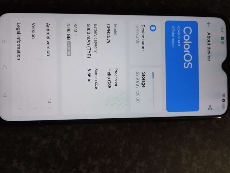 Oppo A38