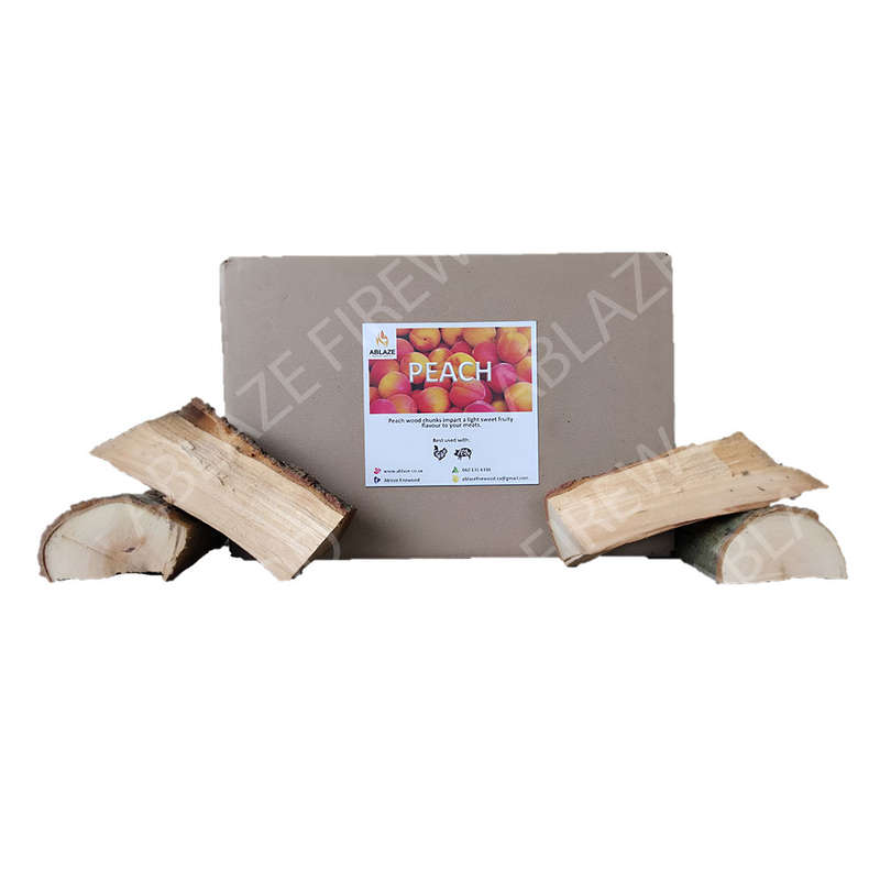 Peach Wood Smoking Chunks | Per Box