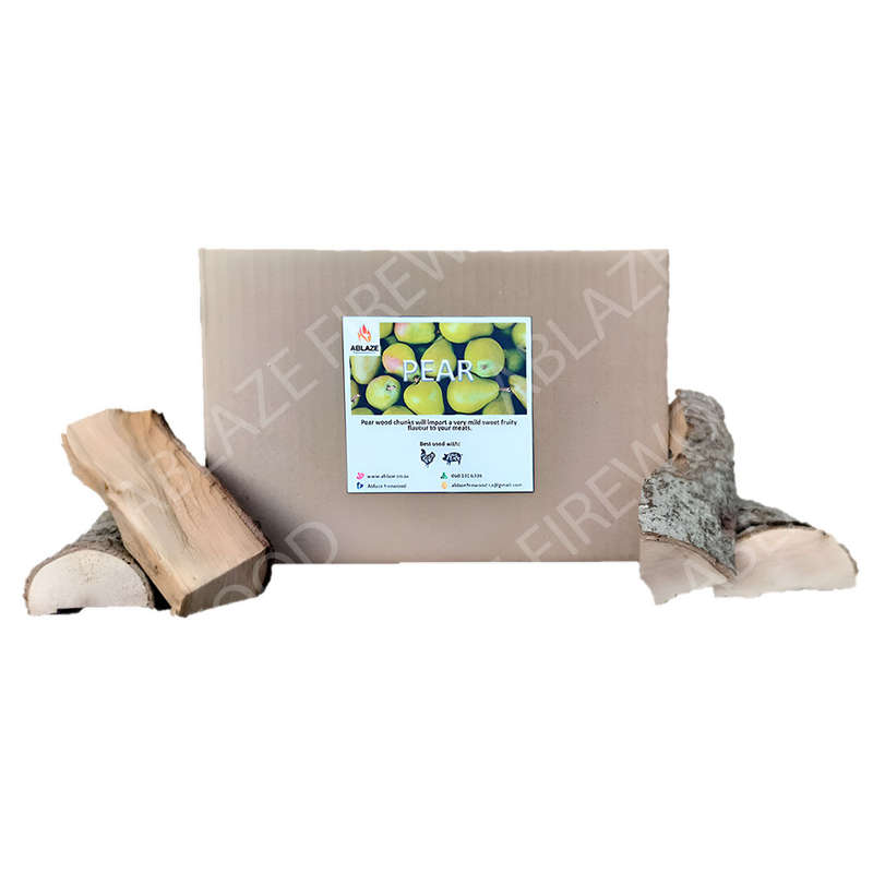 Pear Wood Smoking Chunks | Per Box