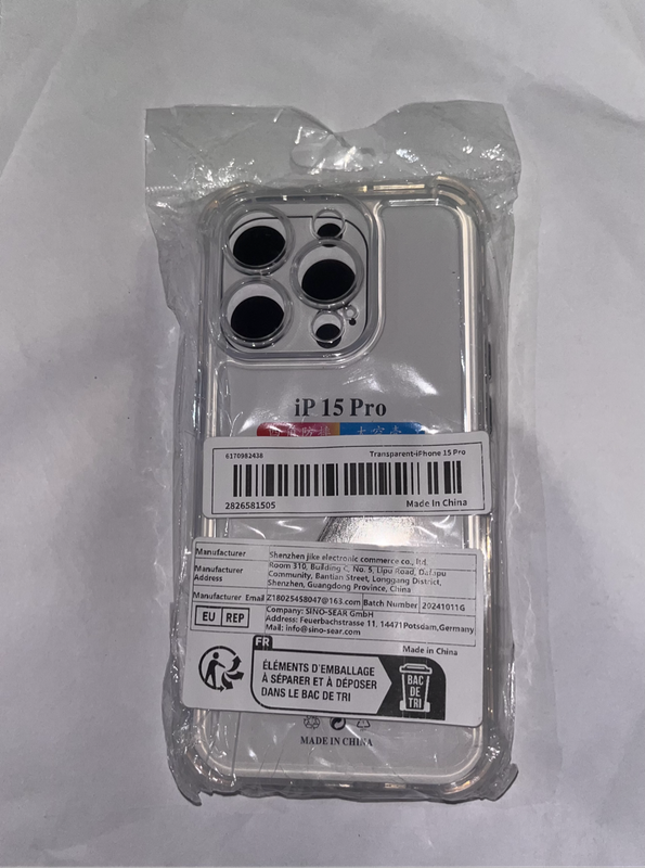 iPhone 15 pro clear case