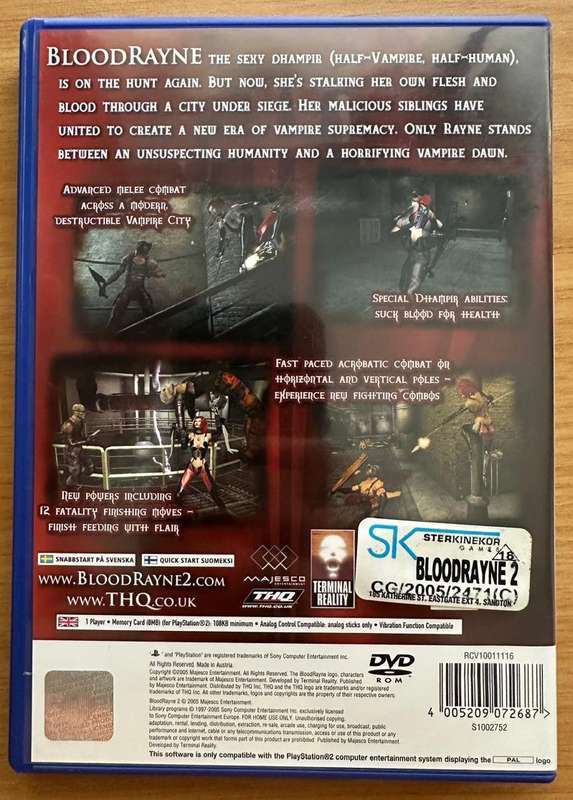 PS2 - BloodRayne 2
