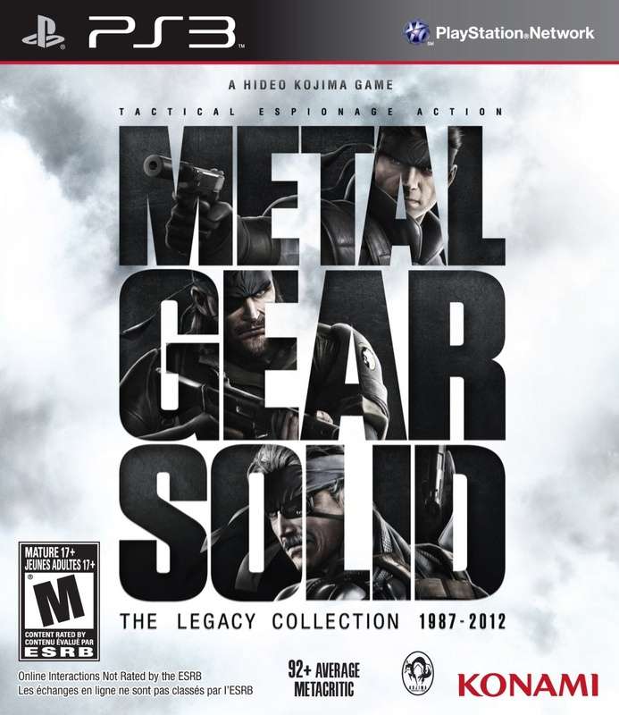 PS3 - Metal Gear Solid: The Legacy Collection: 1987-2012