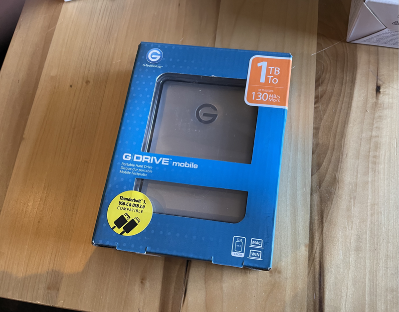 1 TB G-Technology G-DRIVE USB3.0