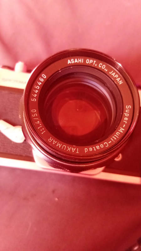 Asahi Pentax Spotmatic SP2 Asahi multi coated takumar lens 1:1.4/50