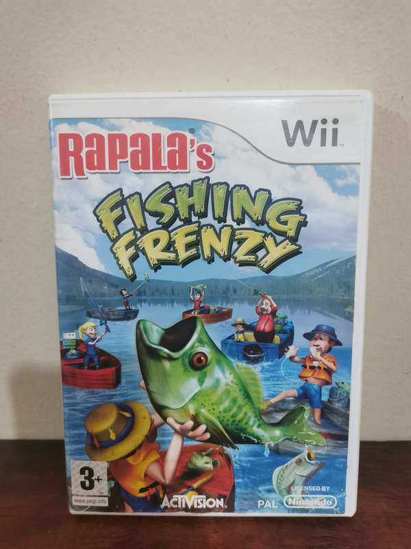 Rapala's fishing frenzy on Nintendo Wii with booklet
