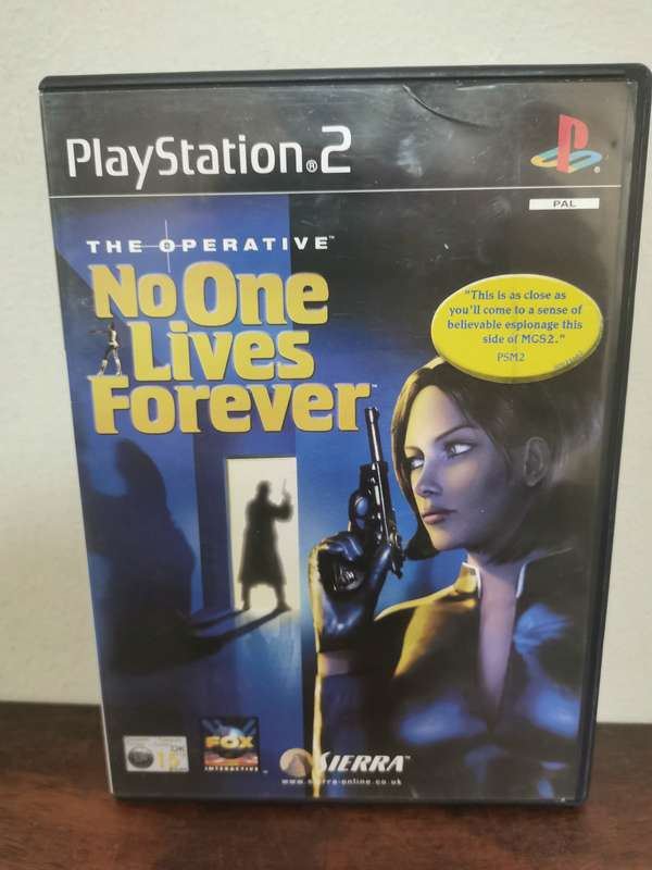 The Operative - No One Lives Forever on PlayStation 2 with booklet