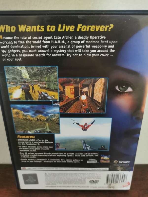 The Operative - No One Lives Forever on PlayStation 2 with booklet