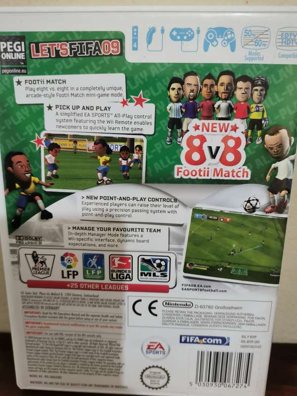 Fifa 09 All-Play for Nintendo Wii with Booklet
