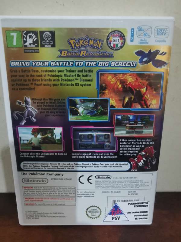 Pokémon Battle Revolution on Nintendo Wii with Booklet