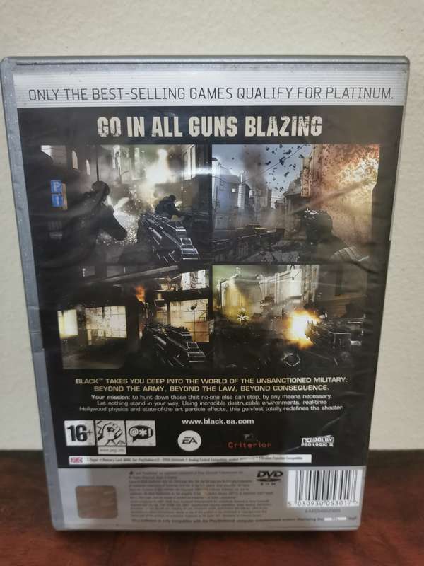 Black on PlayStation 2 with Booklet