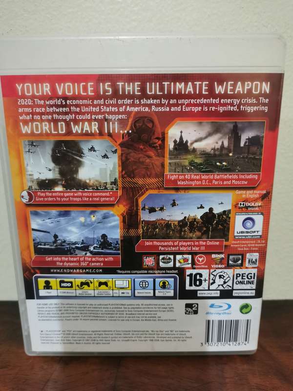 End War on PlayStation 3 with Booklet
