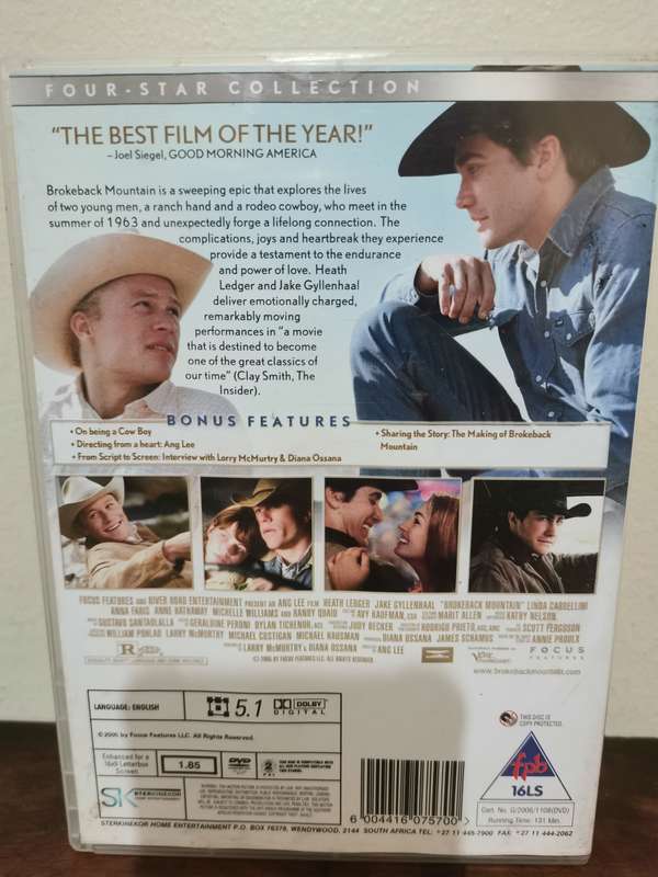 Brokeback Mountain on DVD