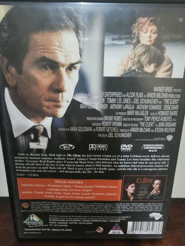 The Client on DVD