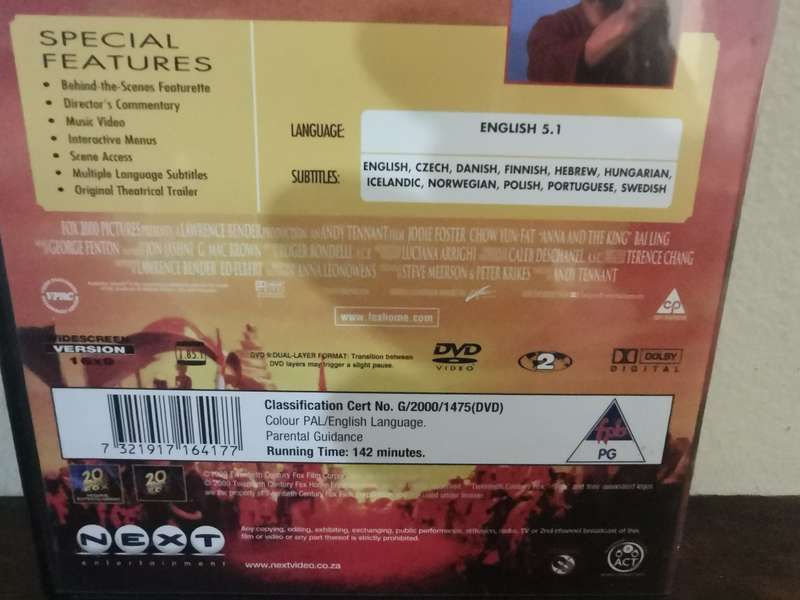 Anna and the King on DVD