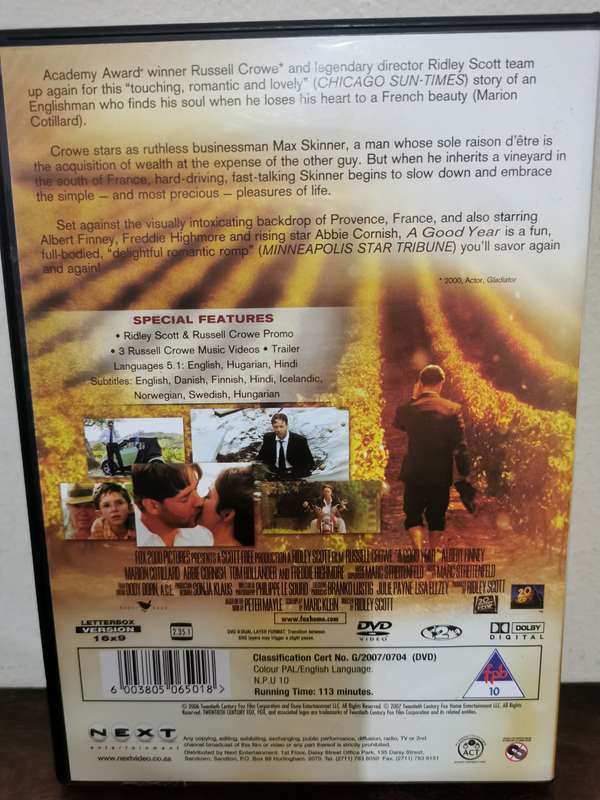 A Good Year on DVD