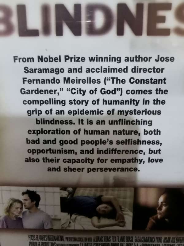Blindness on DVD