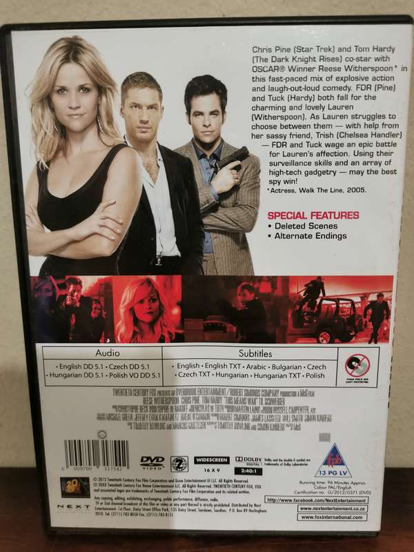 This Means War on DVD