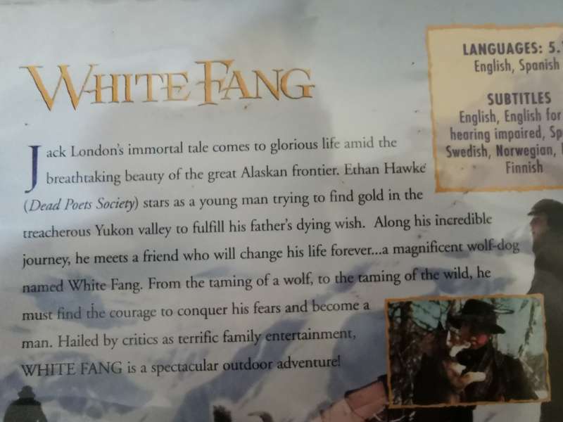 White Fang on DVD