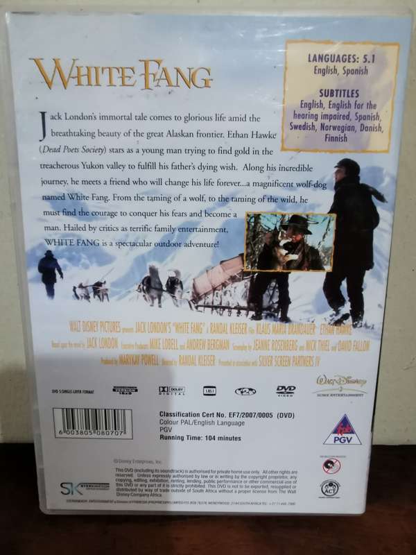 White Fang on DVD